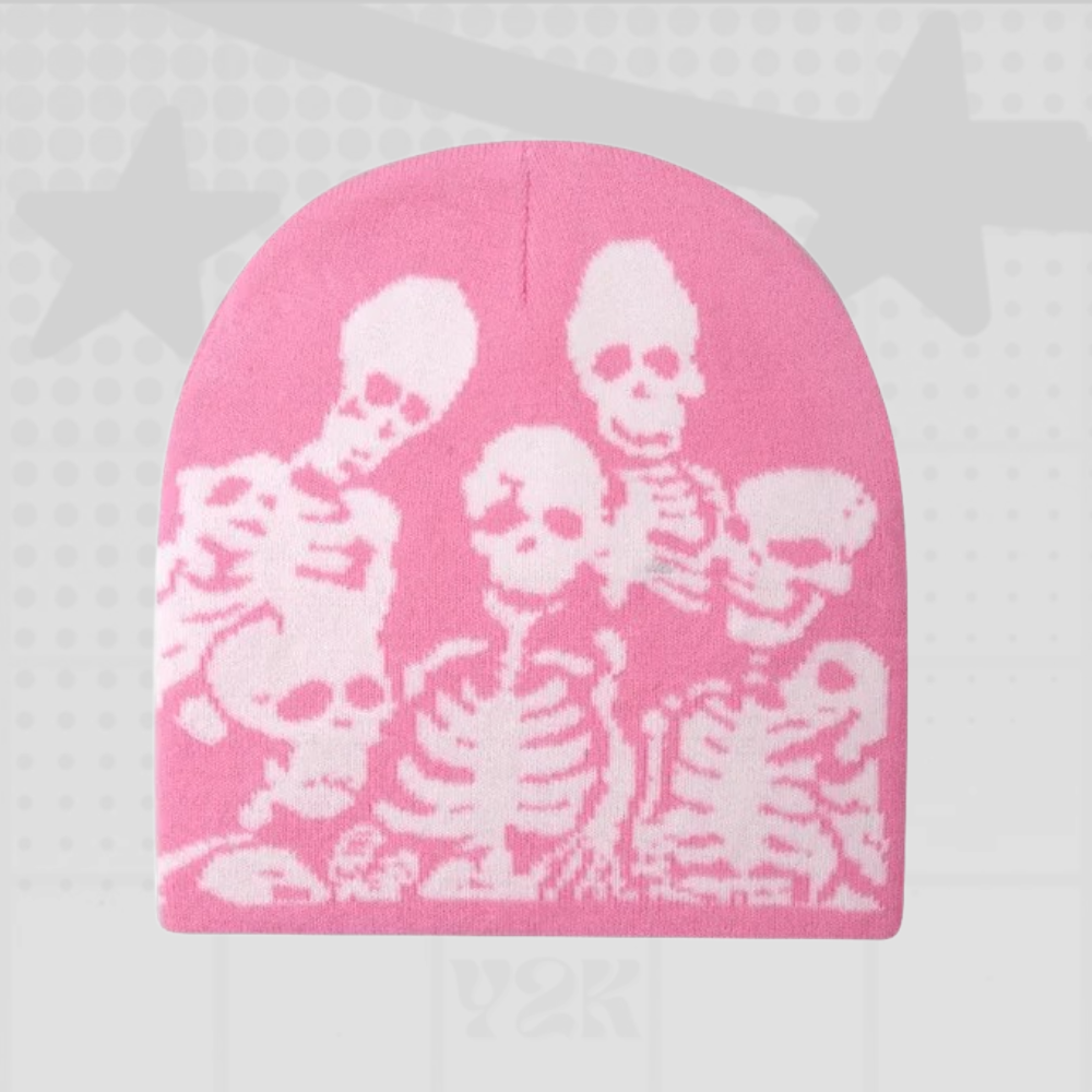 Skeleton Jacquard Beanie