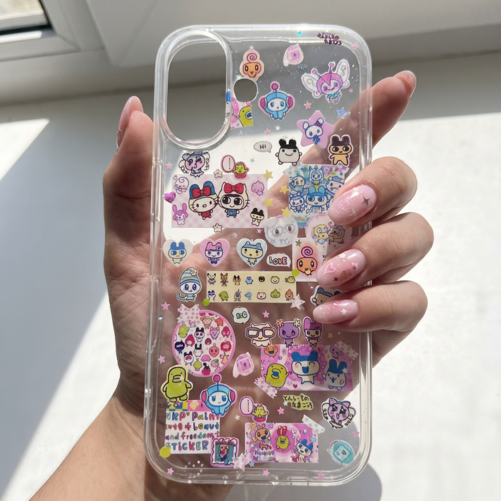 Kawaii Sticker Phone Case