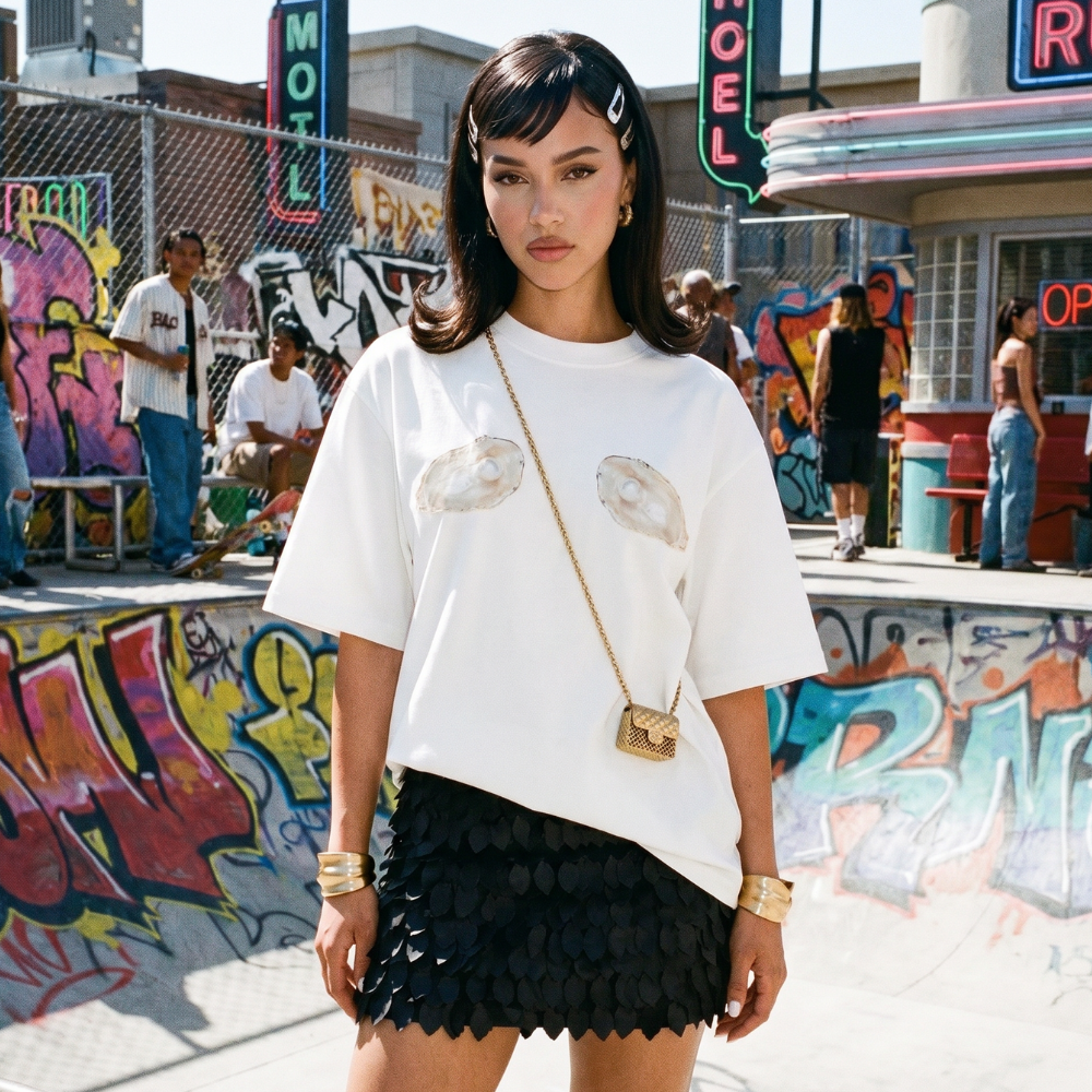 Oyster Shell Graphic Tee