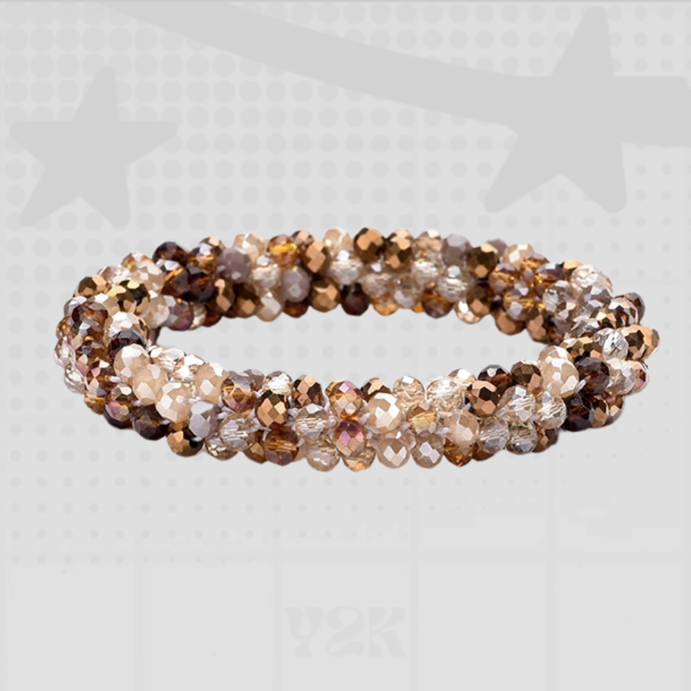 Y2K Crystal Bead Bracelets