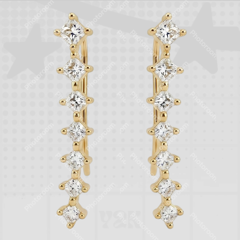Crystal Climber Earrings