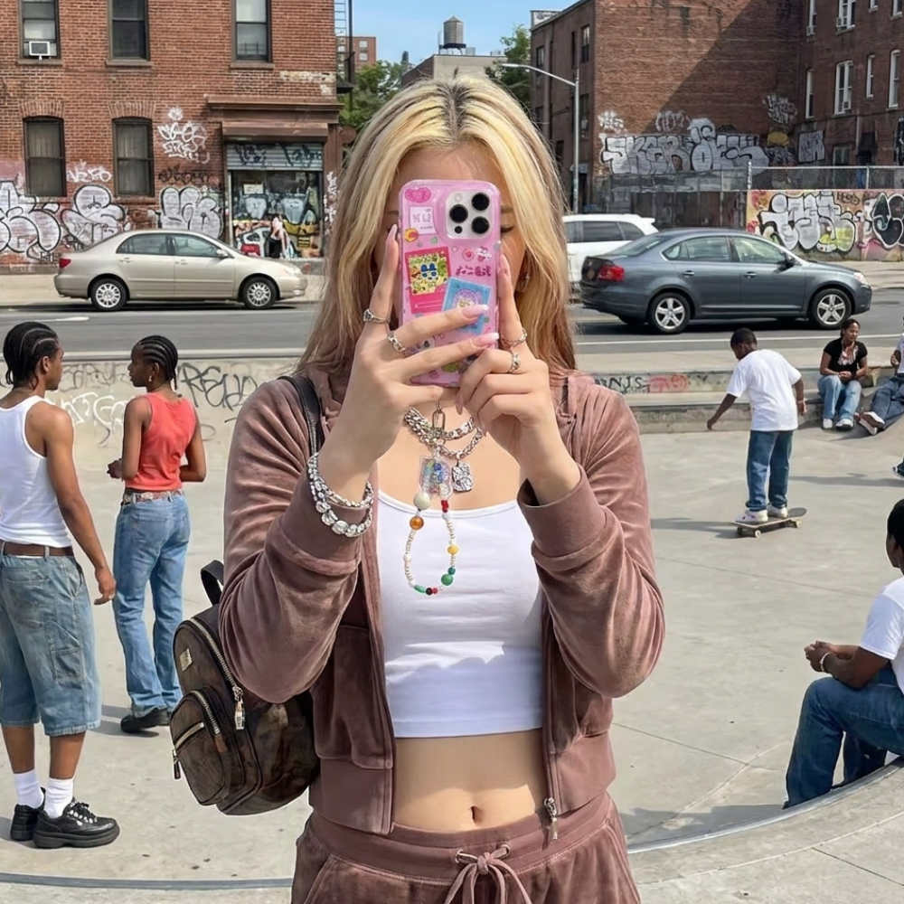 Kawaii Glitter Y2K Phone Case