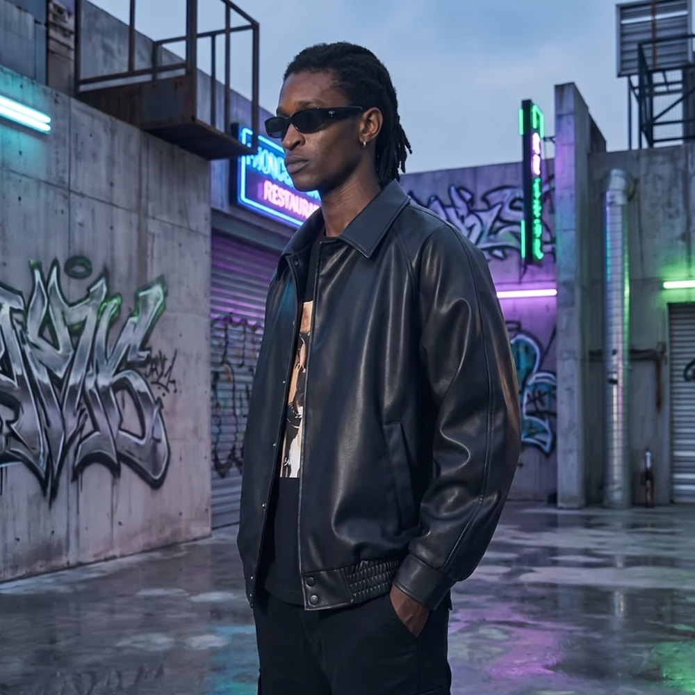 Y2K Leather Jacket