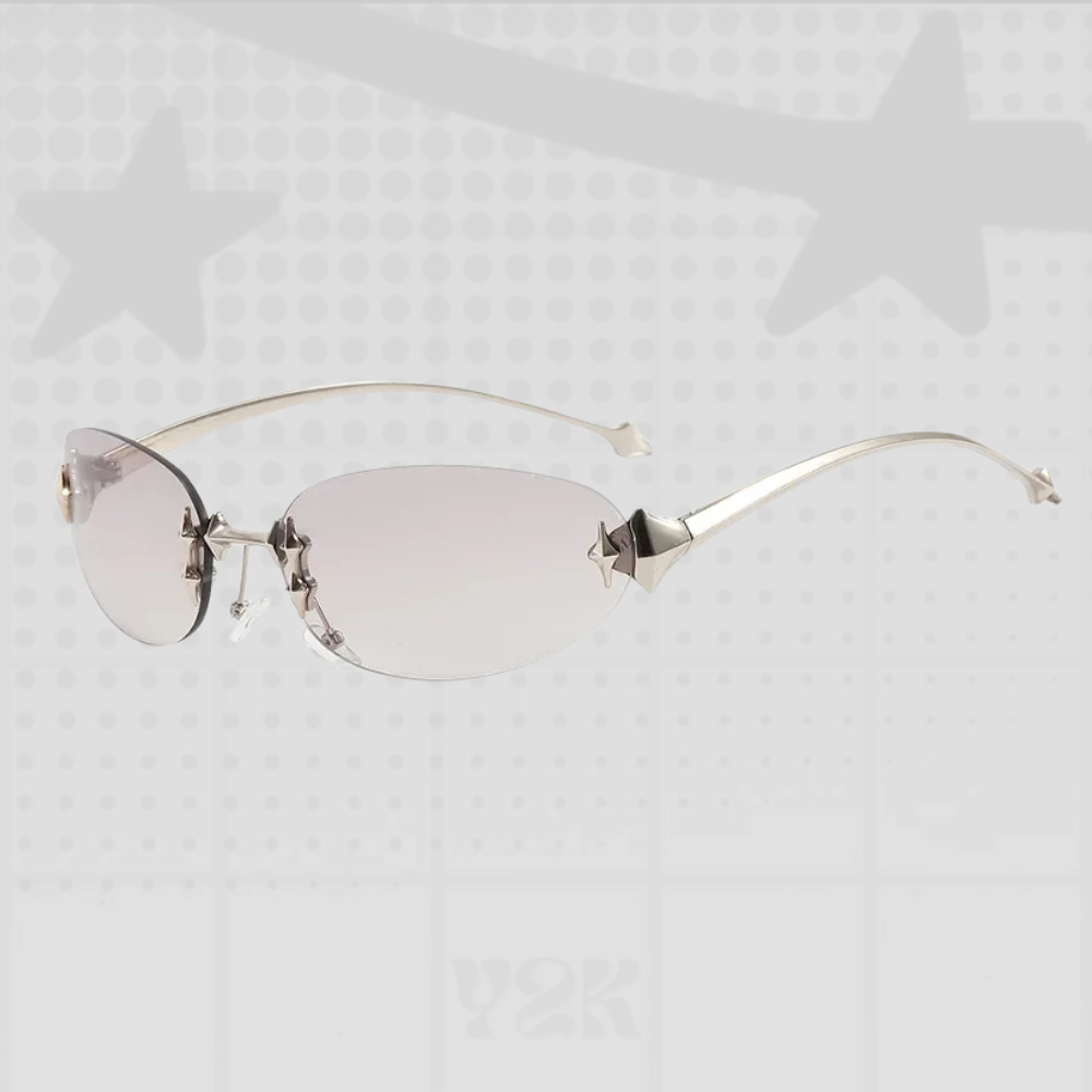 Y2K Frameless Star Sunglasses