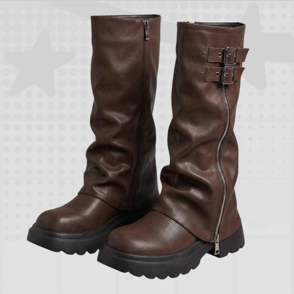 Punk Platform Knee-High Boots