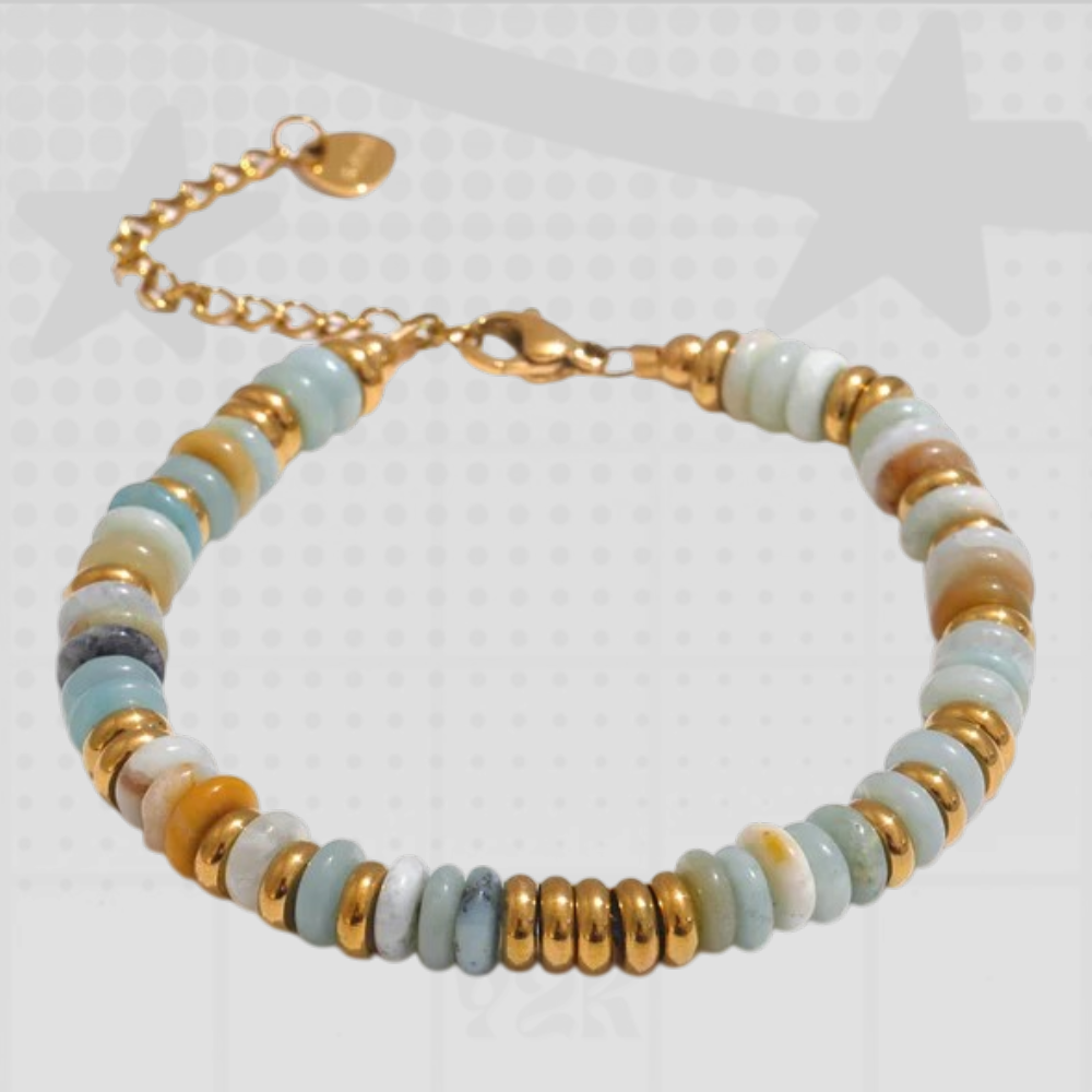Natural Stone Bead Bracelet