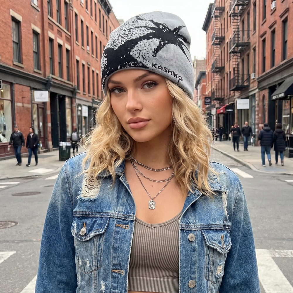 Kashiko Spider Knit Beanie