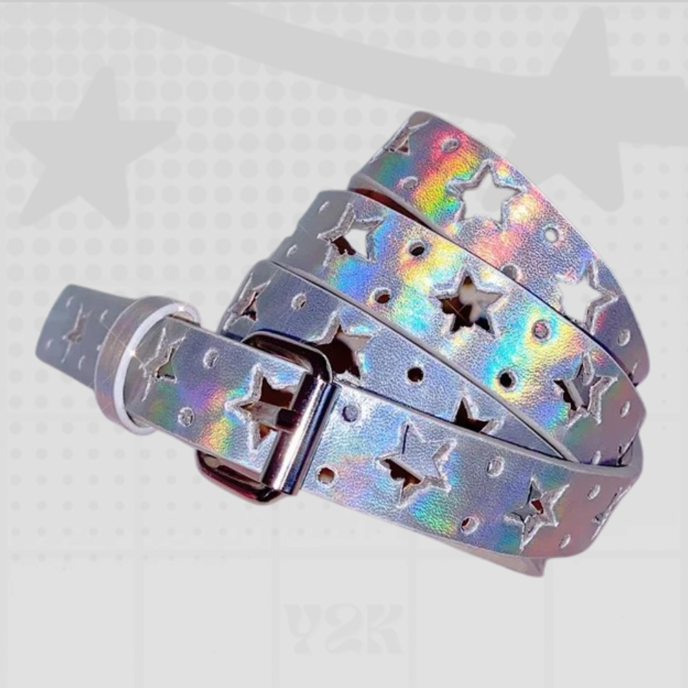 Y2K Star Studded Belt