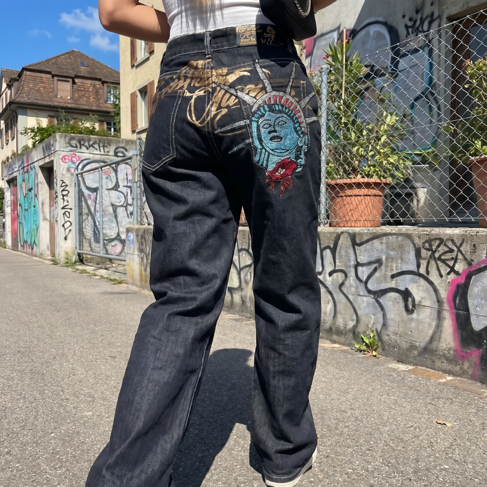 Statue of Liberty Baggy Jeans