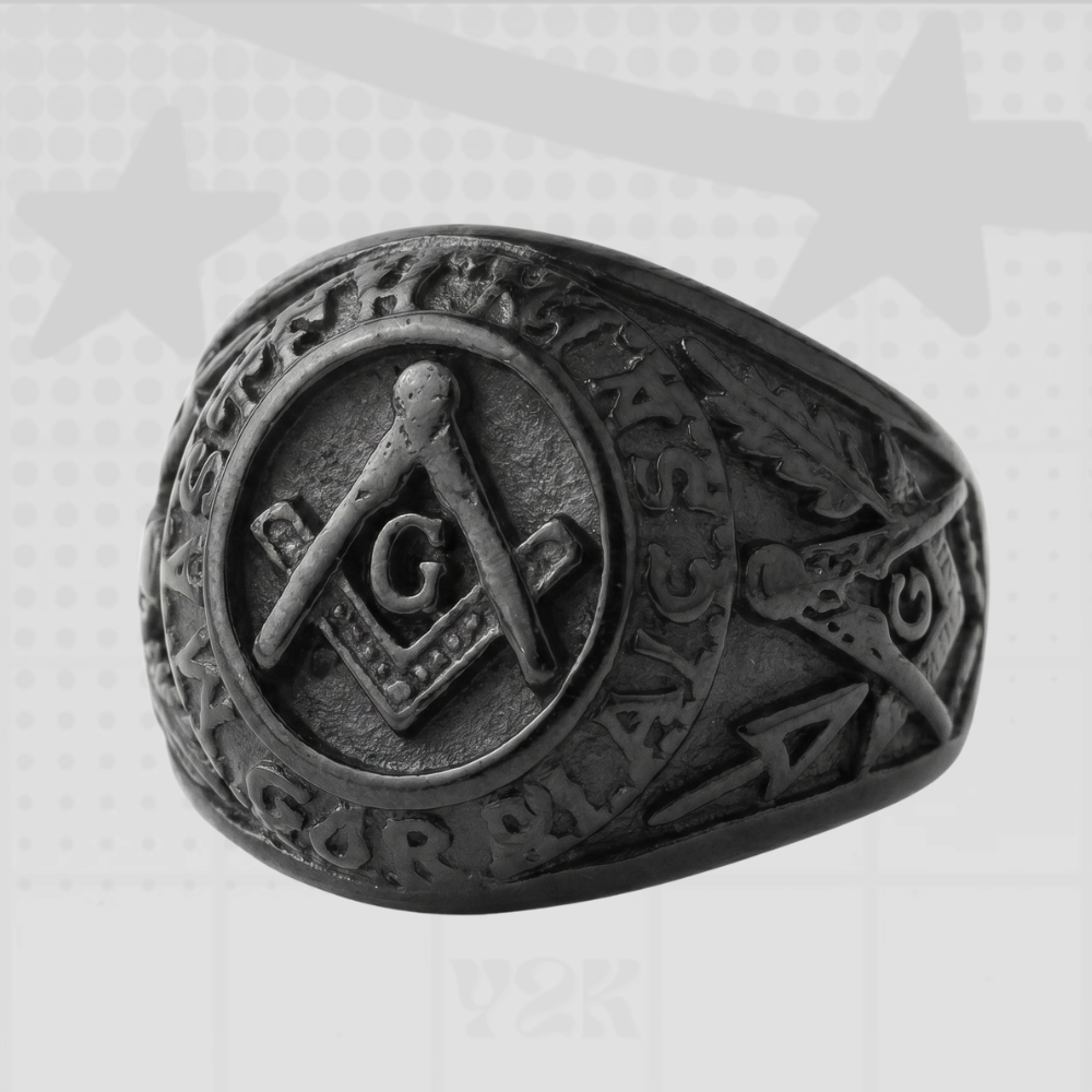 Men Stainless Steel Rings Streetwear
