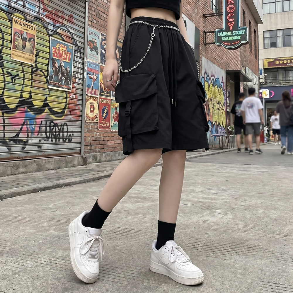Y2K Cargo Shorts for Women