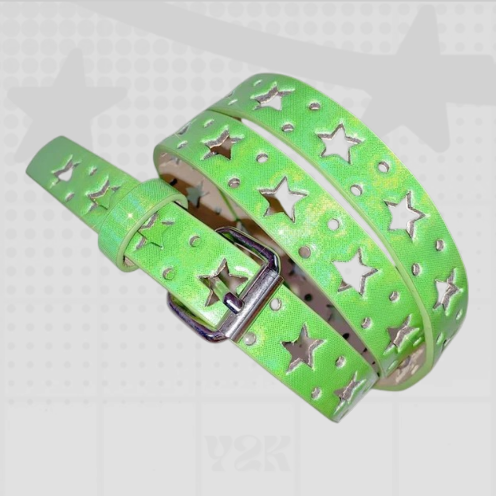 Y2K Star Studded Belt
