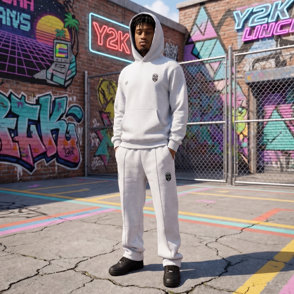 Y2K Hoodie Tracksuit Set