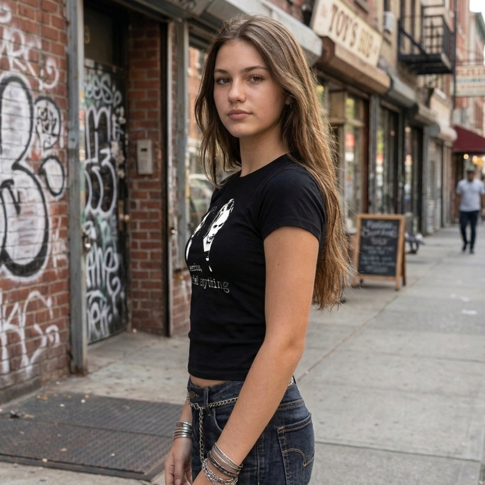 Black Shirt Y2K