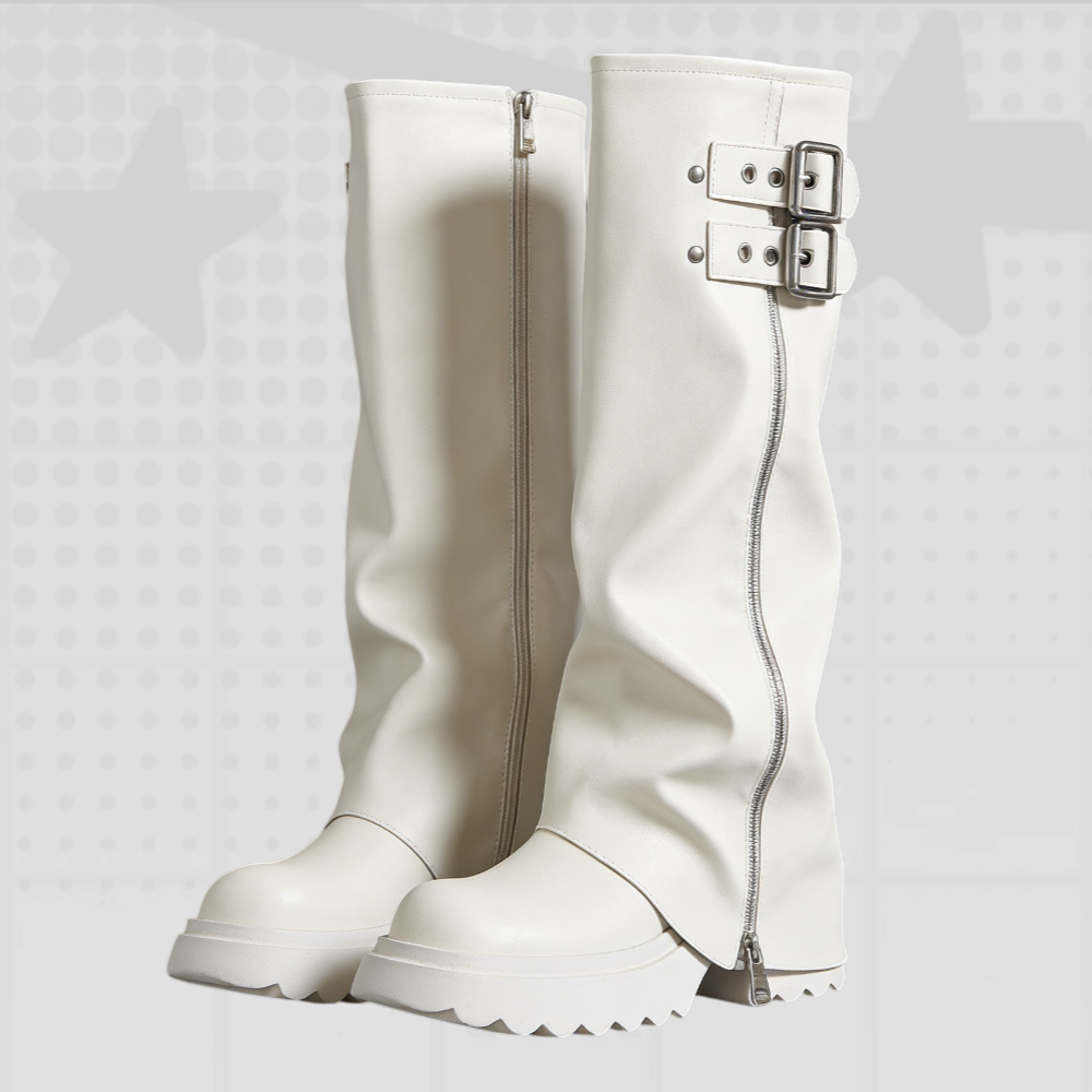 Punk Platform Knee-High Boots