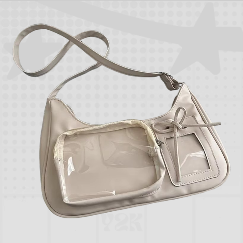 Y2K Transparent Ita Bag
