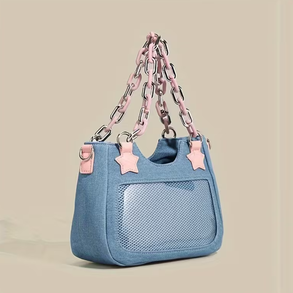 Spice Girl Denim Y2K Tote Bag