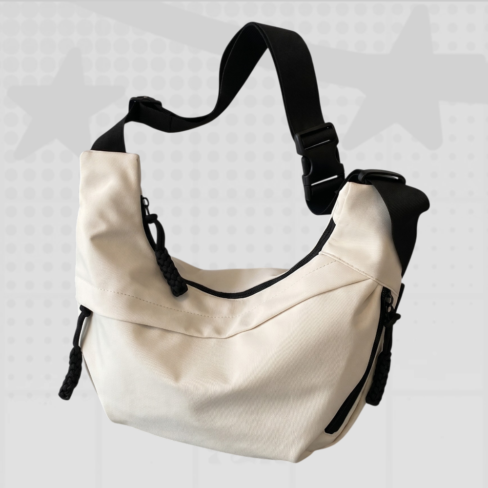 Nylon Hobo Shoulder Bag