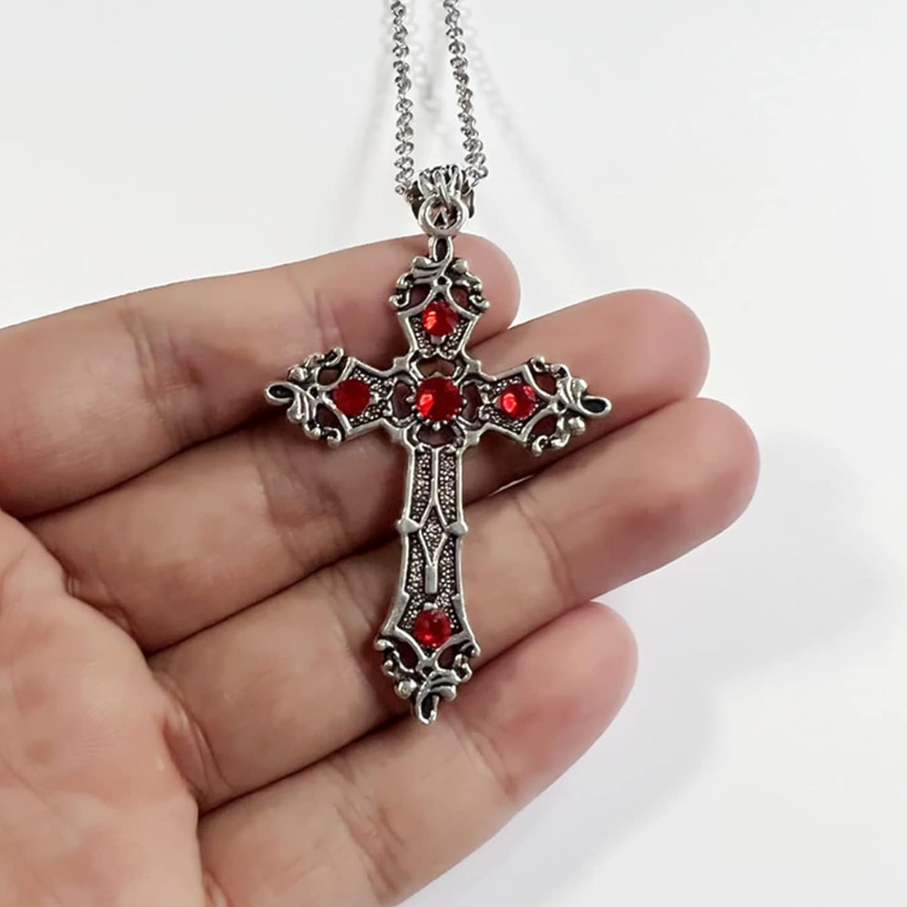 Y2K Cross Necklace