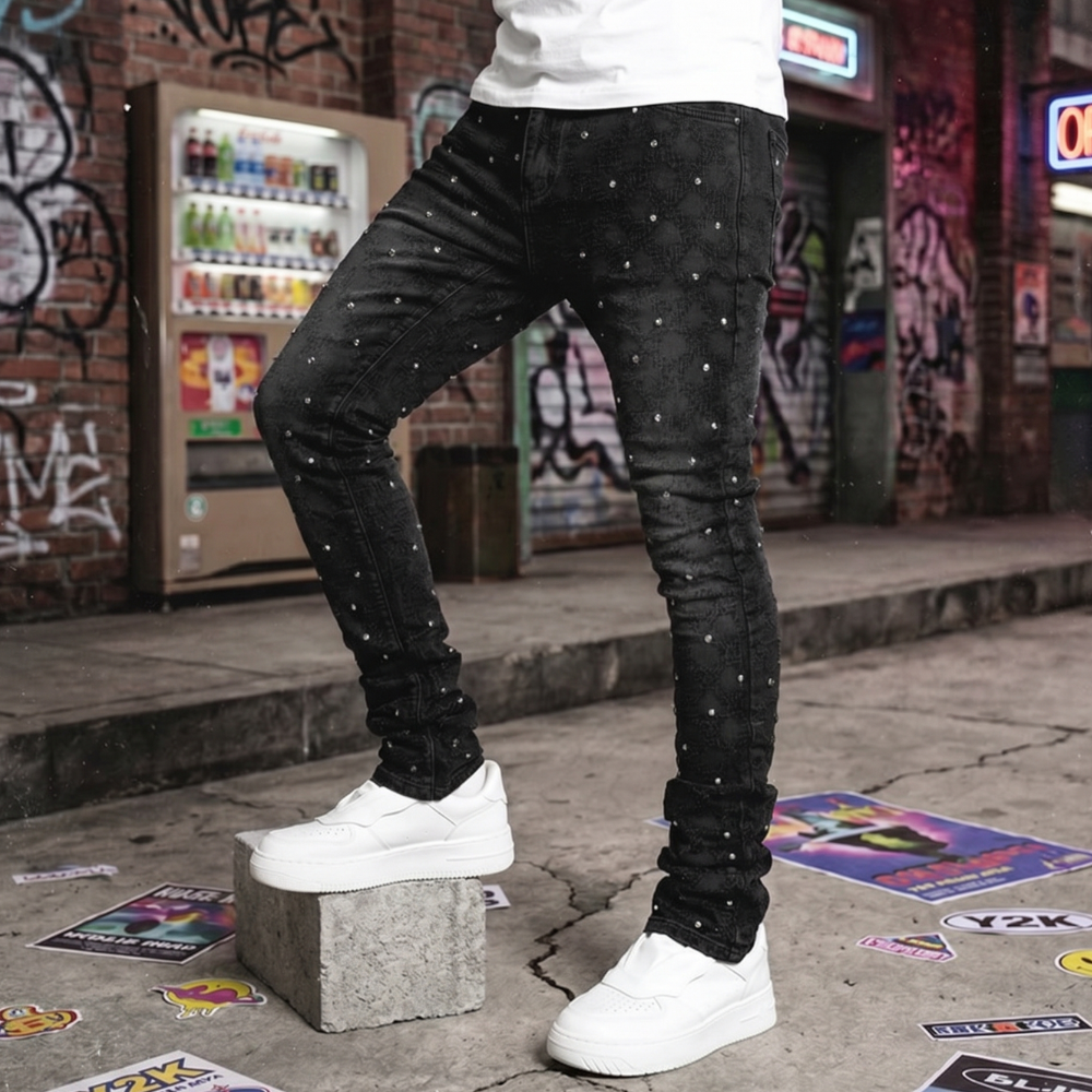 Y2K Skinny Distressed Jeans