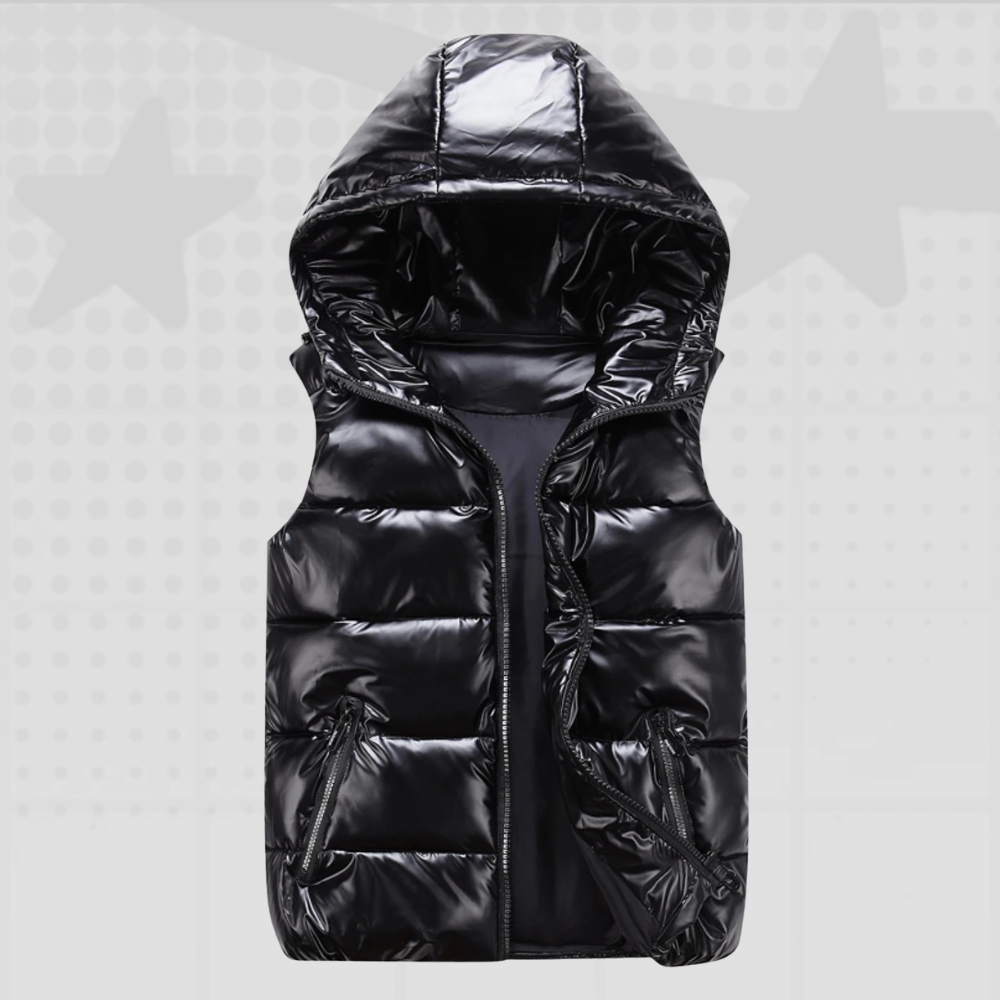Glossy Y2K Puffer Vest