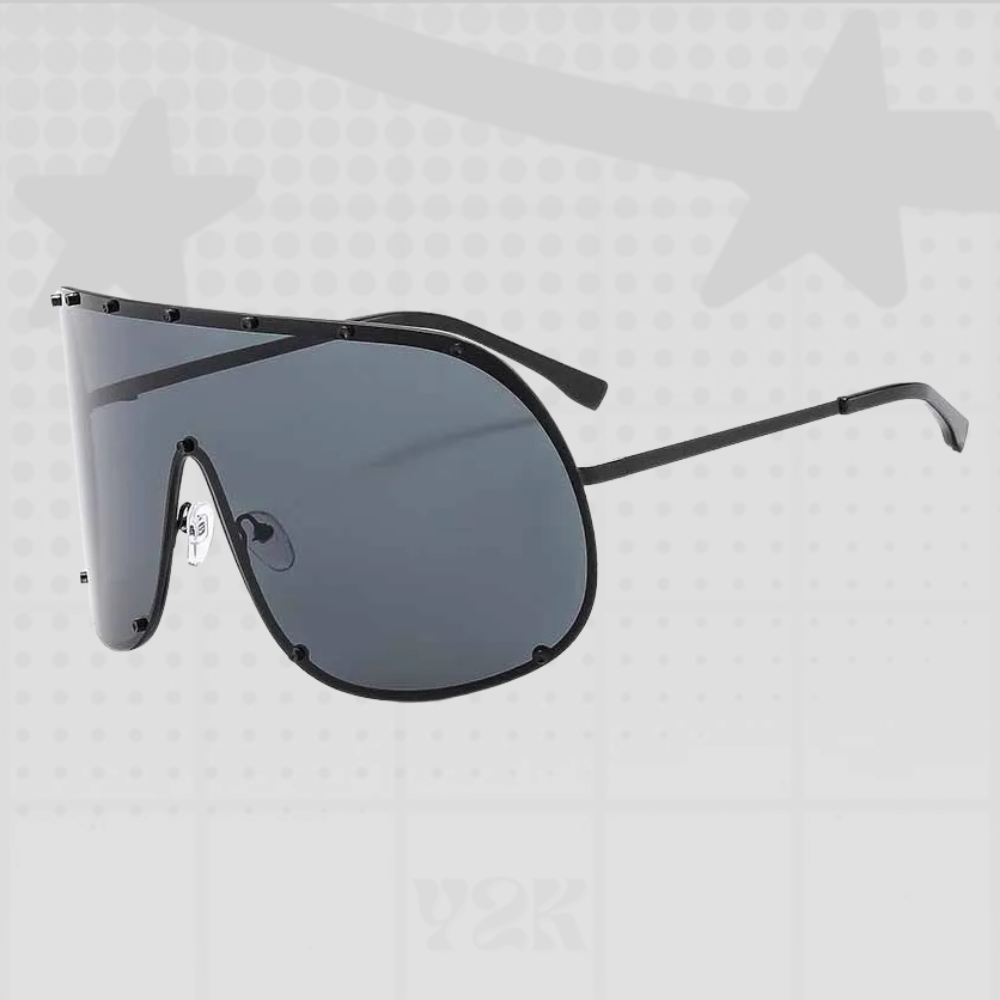 Oversized Rimless Y2K Sunglasses