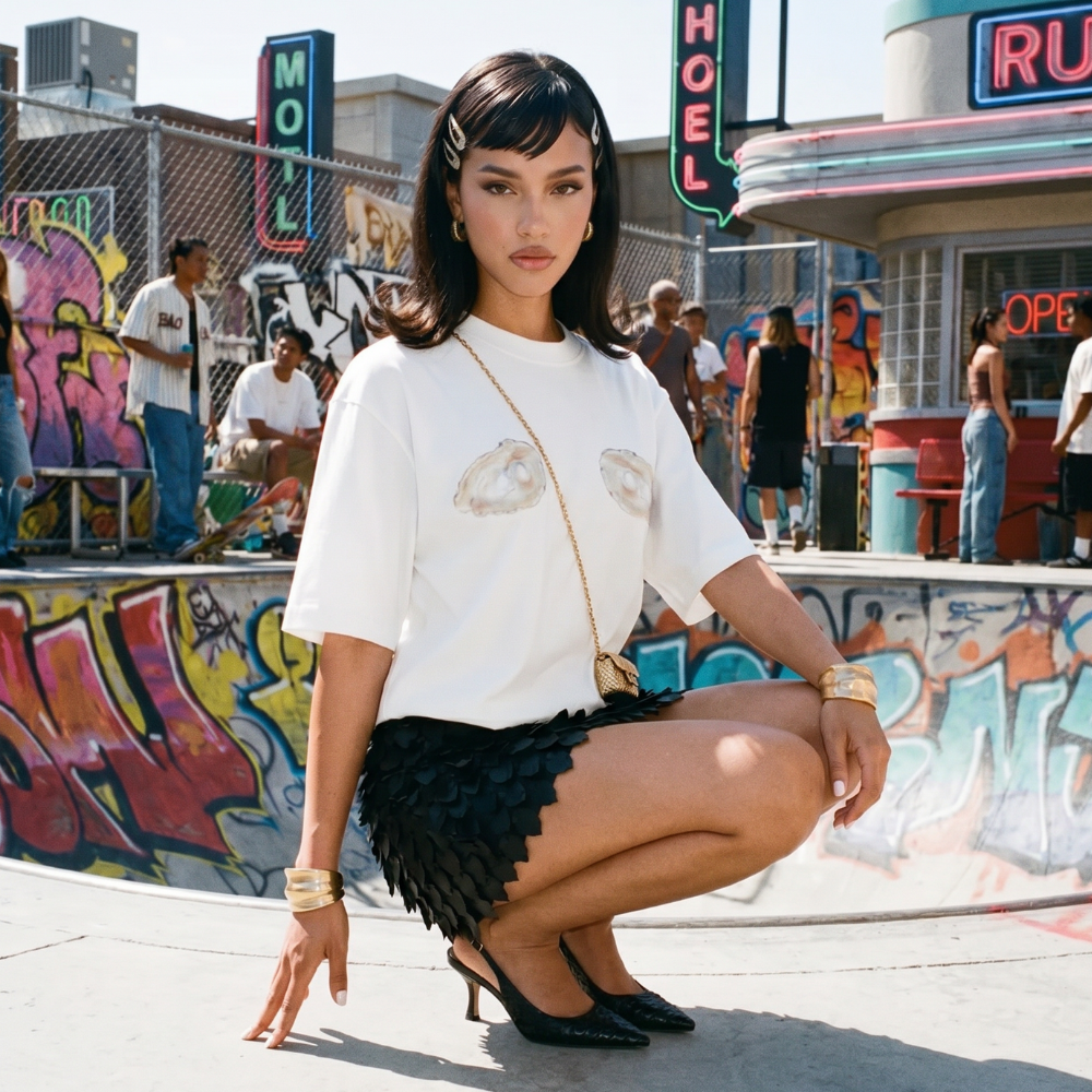 Oyster Shell Graphic Tee