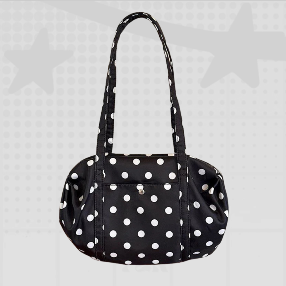 Y2K Polka Dot Shoulder Bag