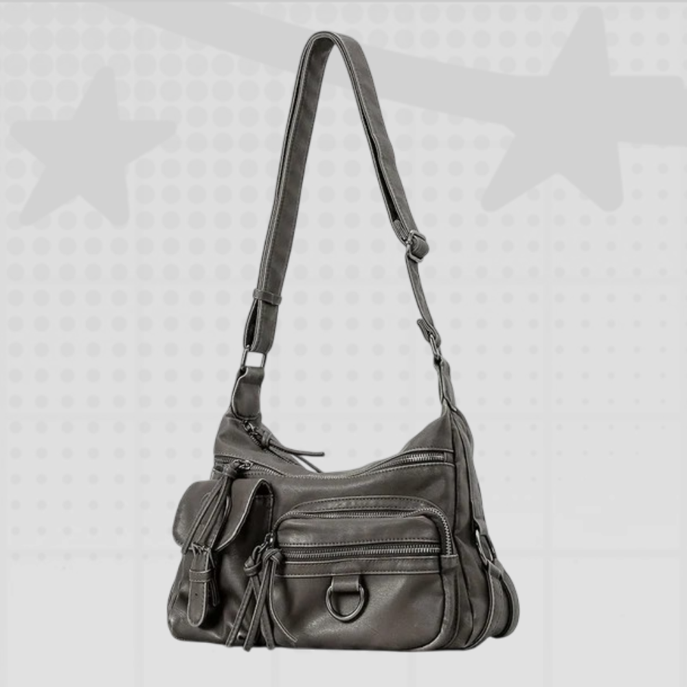 Vintage Moto Shoulder Bag