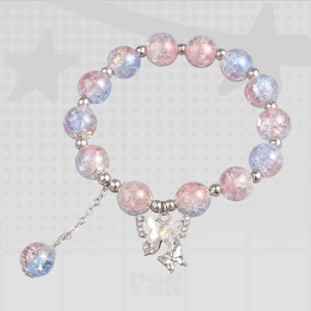 Cherry Blossom Beaded Bracelet