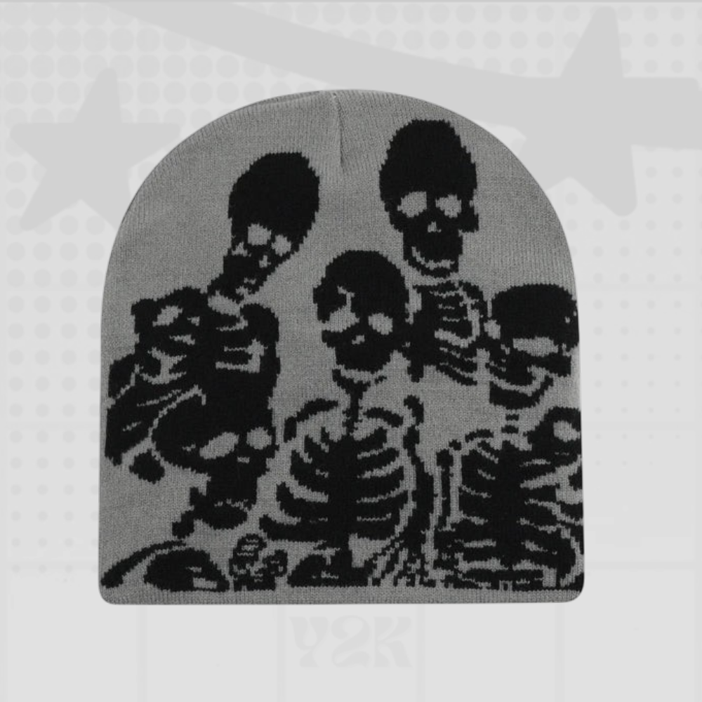Skeleton Jacquard Beanie