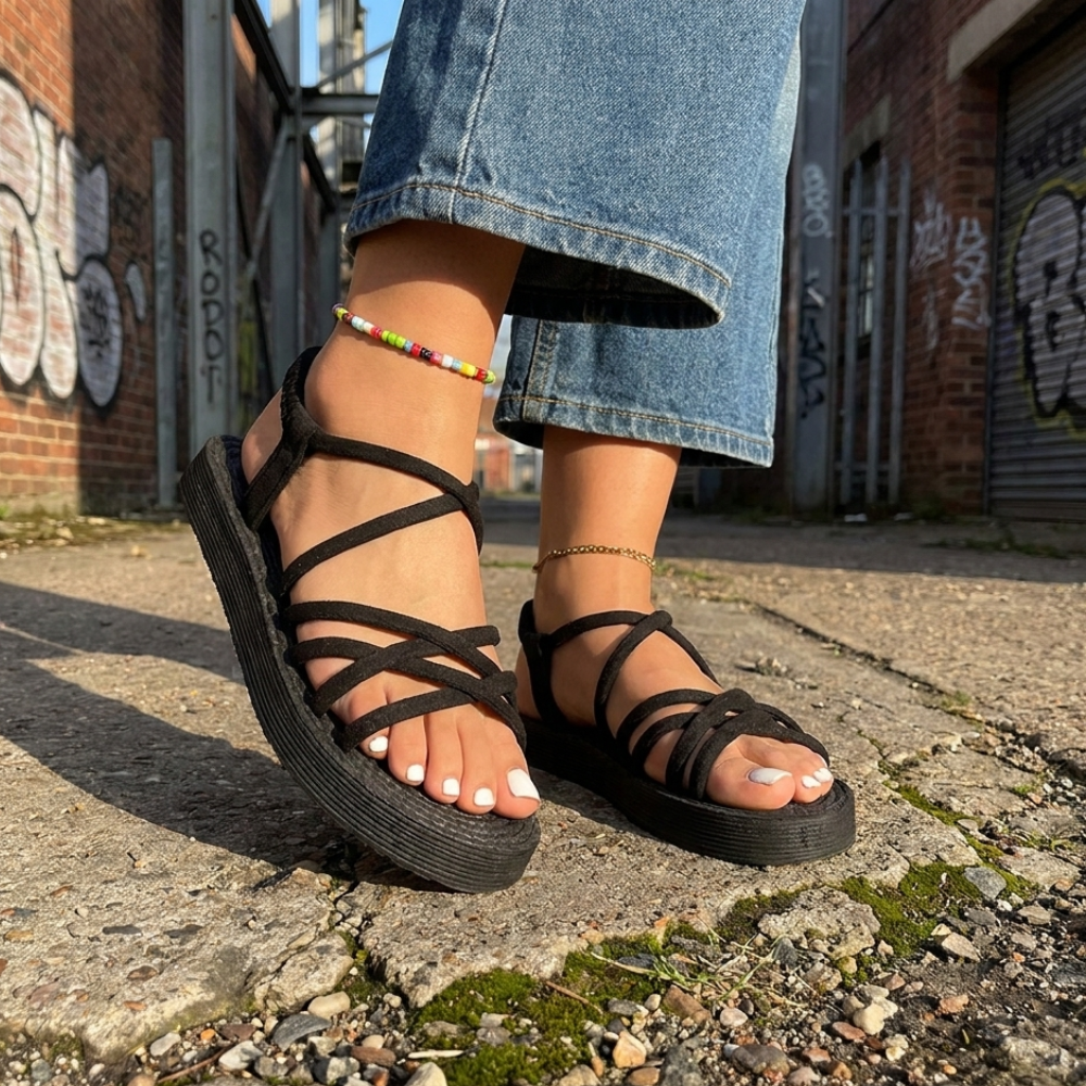 Strappy Platform Sandals