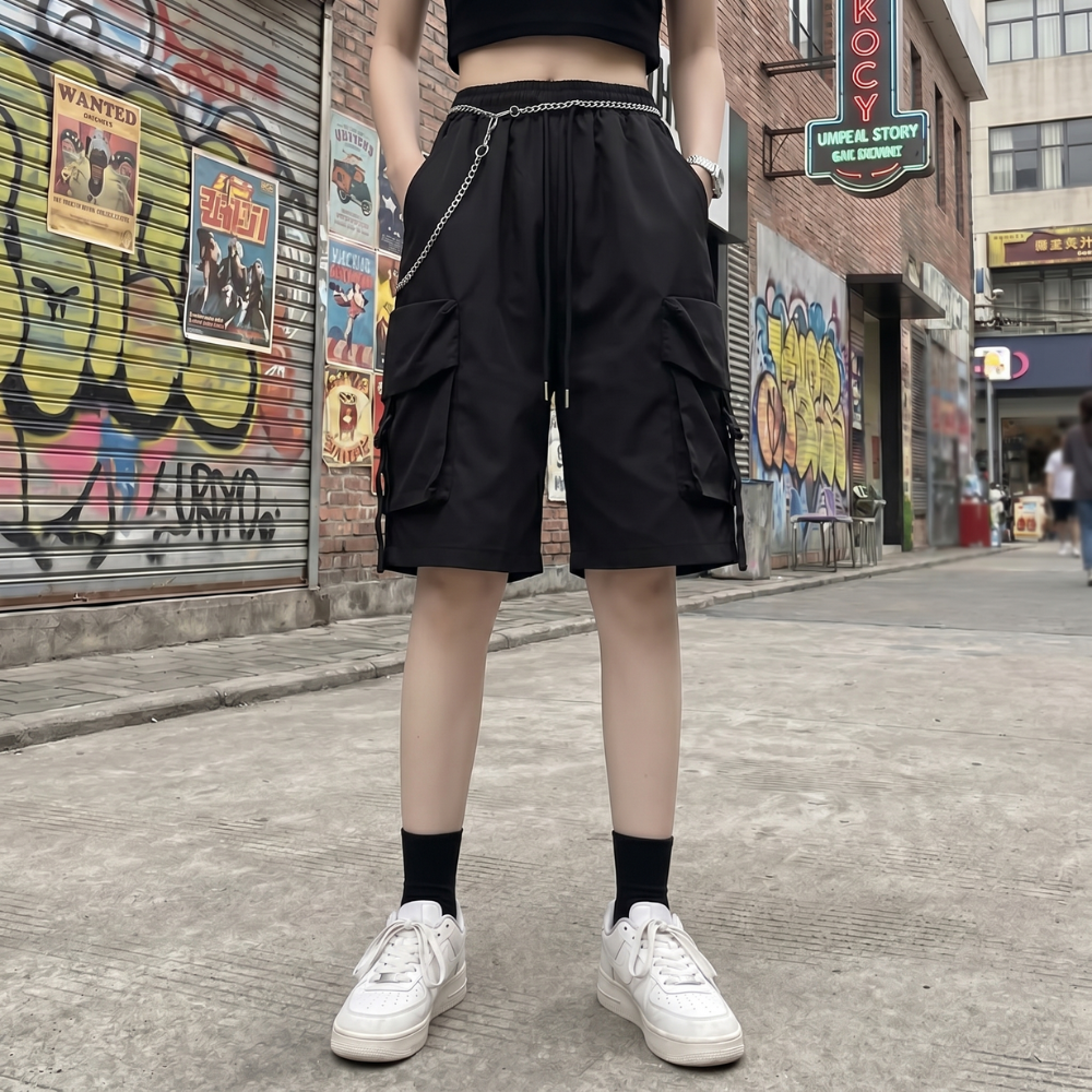 Y2K Cargo Shorts for Women