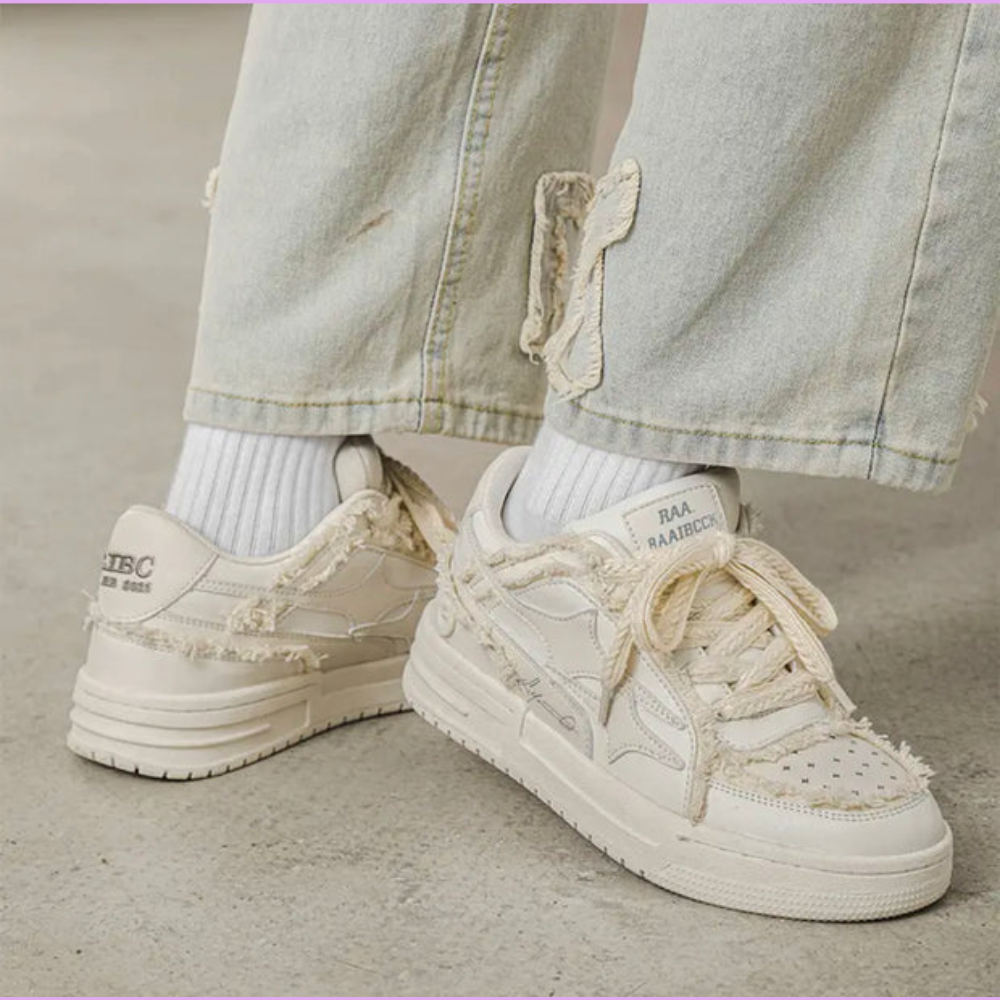 Y2K Denim Star Sneakers