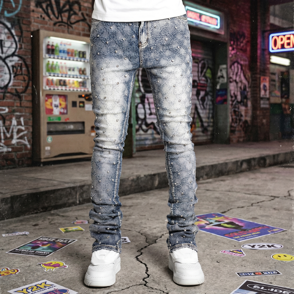 Y2K Skinny Distressed Jeans