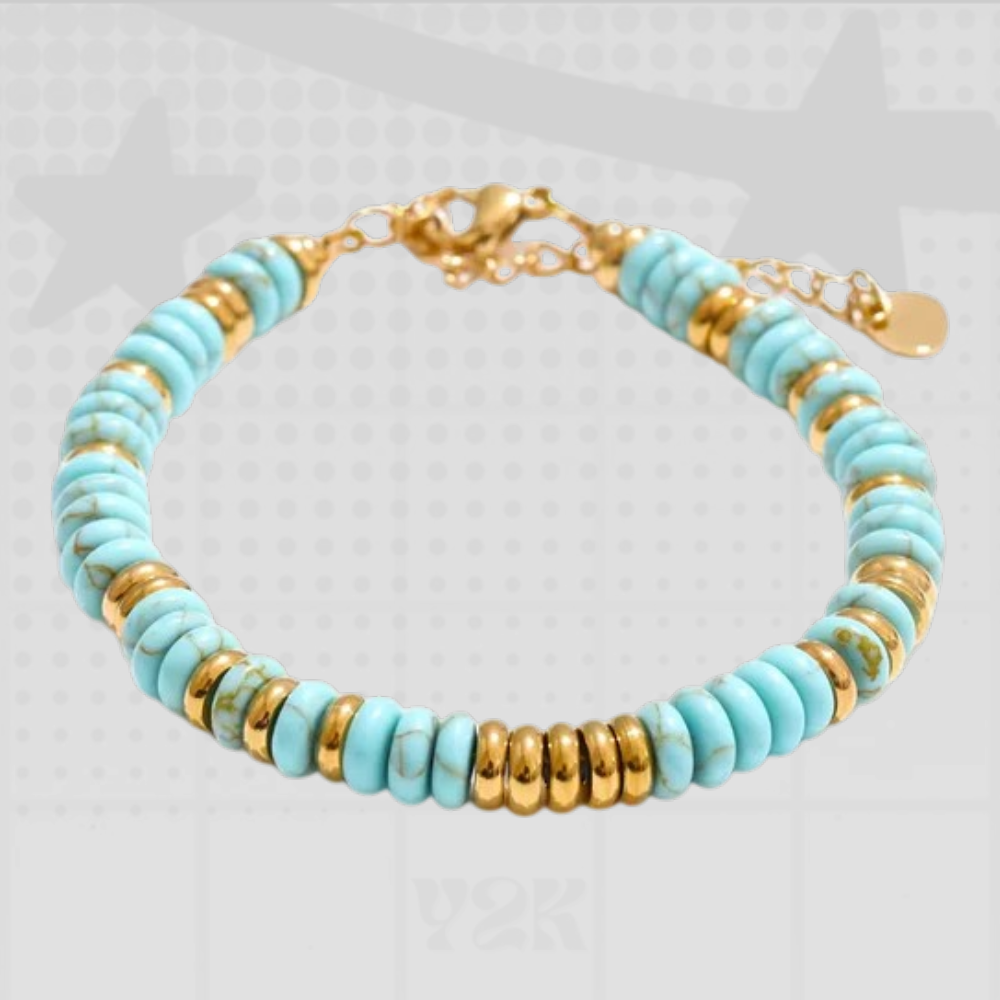 Natural Stone Bead Bracelet