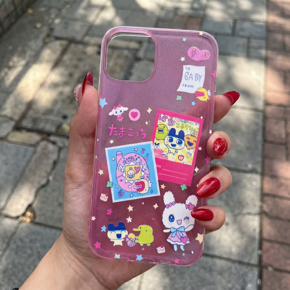 Kawaii Glitter Y2K Phone Case