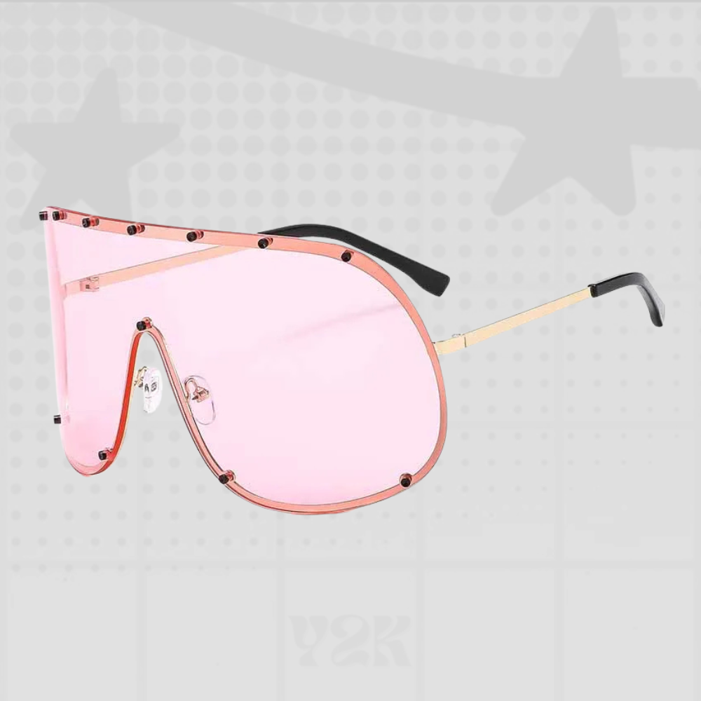 Oversized Rimless Y2K Sunglasses