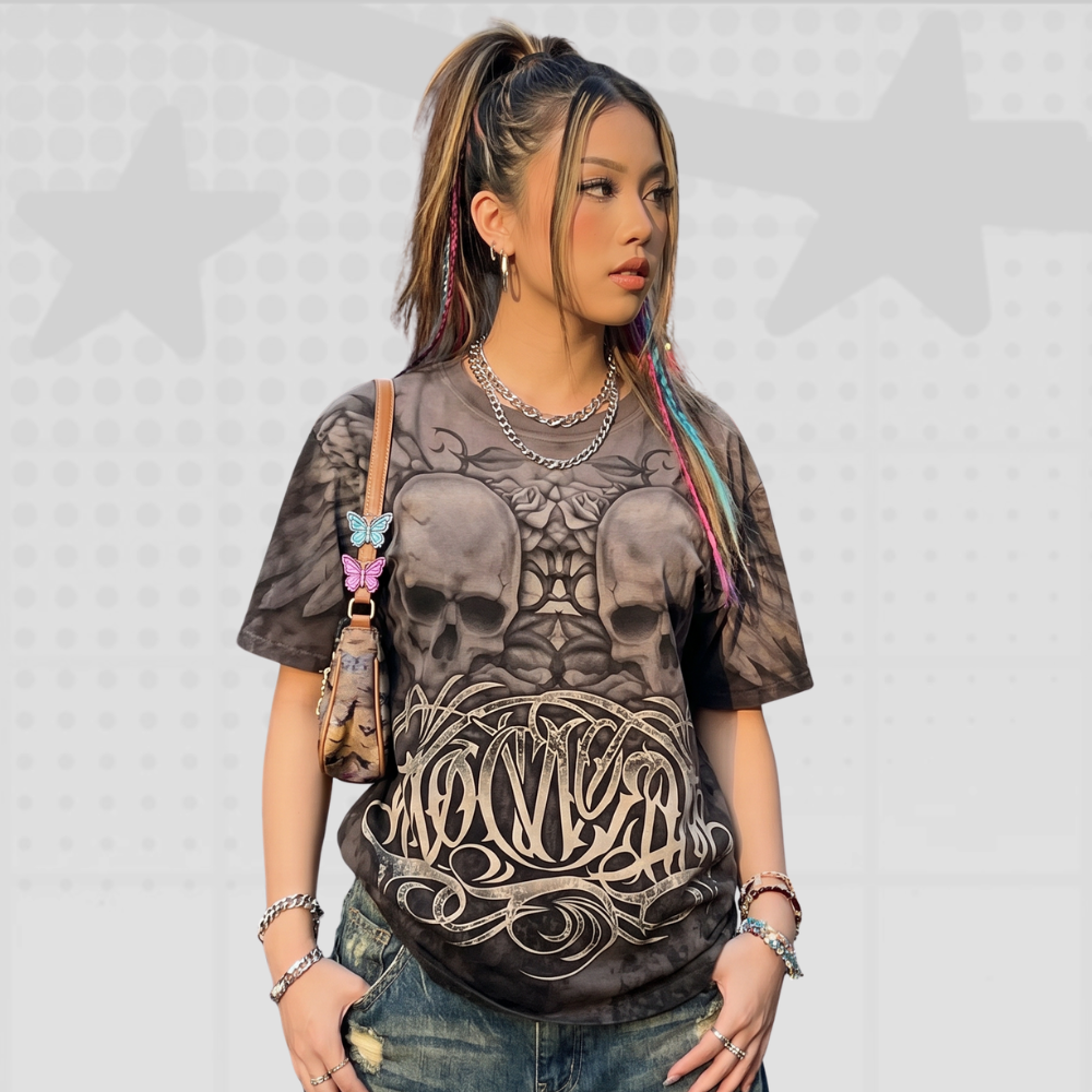 Grunge Oversized Y2K Shirts