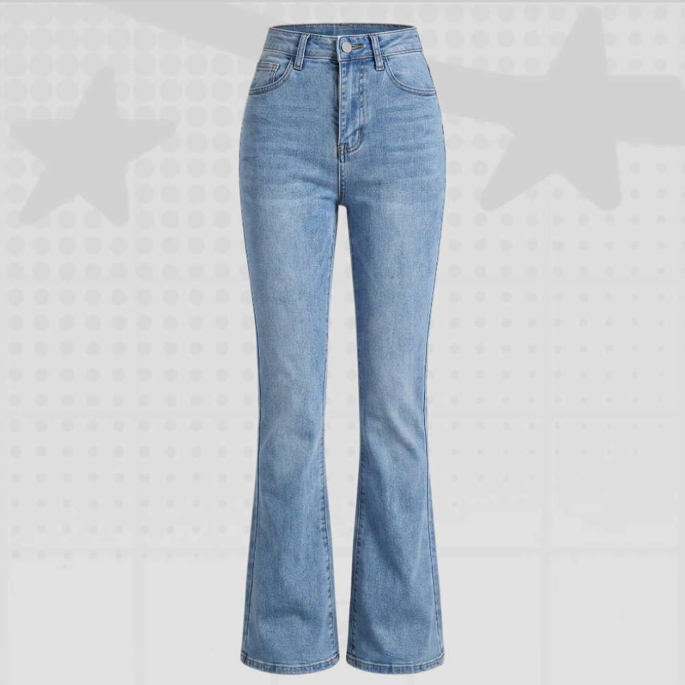 Low Rise Flare Jeans Y2K