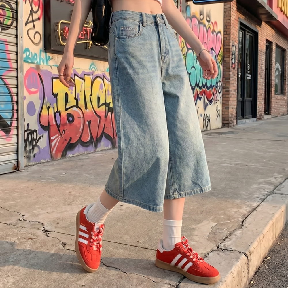 Y2K Baggy Denim Jorts