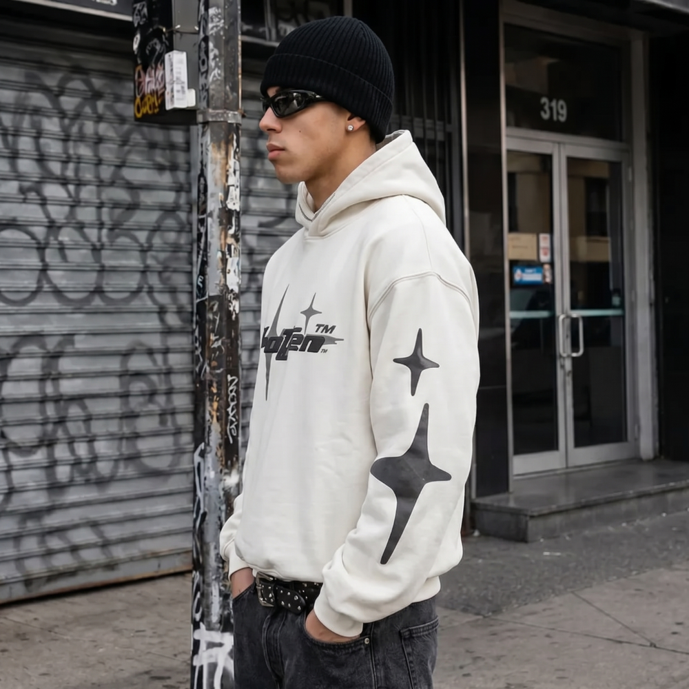 Y2K Star Oversized Hoodie