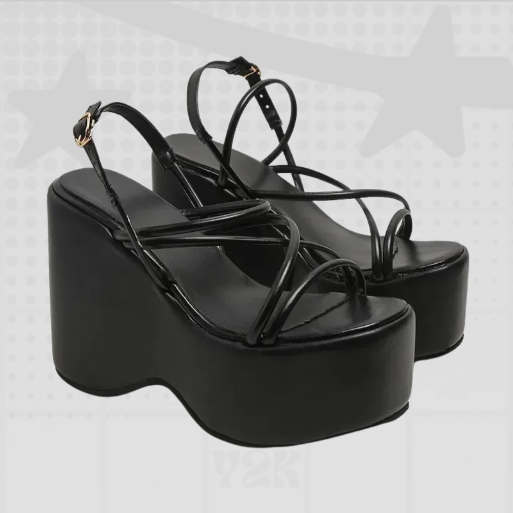 Y2K Platform Heeled Sandals