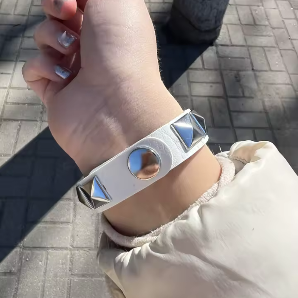 Studded Leather Bracelet