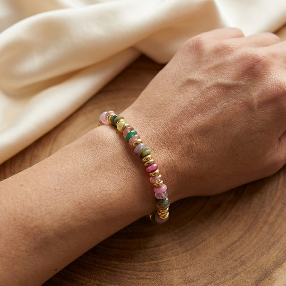 Natural Stone Bead Bracelet
