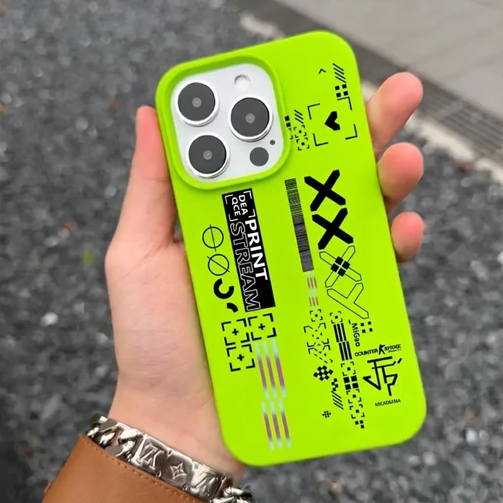 Cyber Graffiti iPhone Case