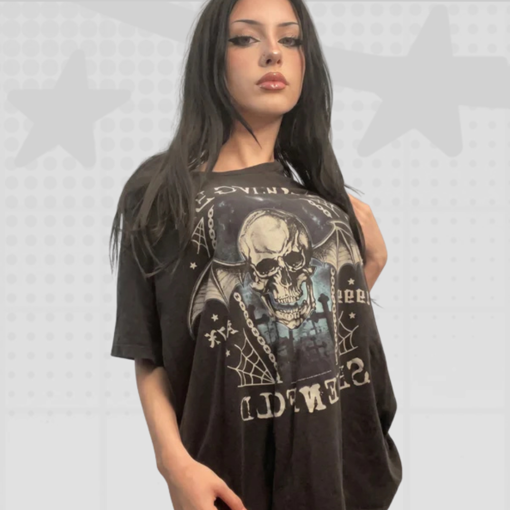 Grunge Oversized Y2K Shirts