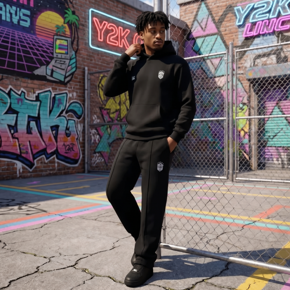 Y2K Hoodie Tracksuit Set