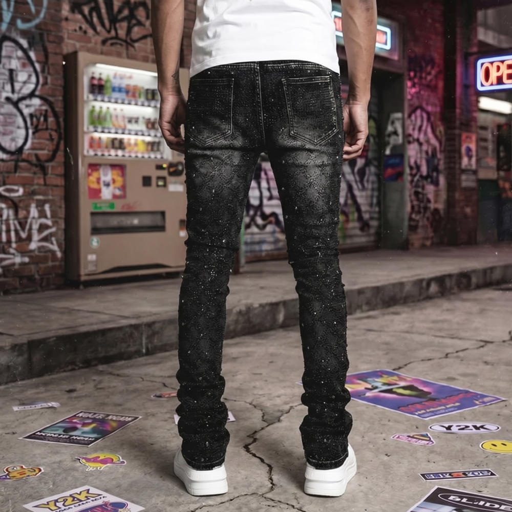 Y2K Skinny Distressed Jeans