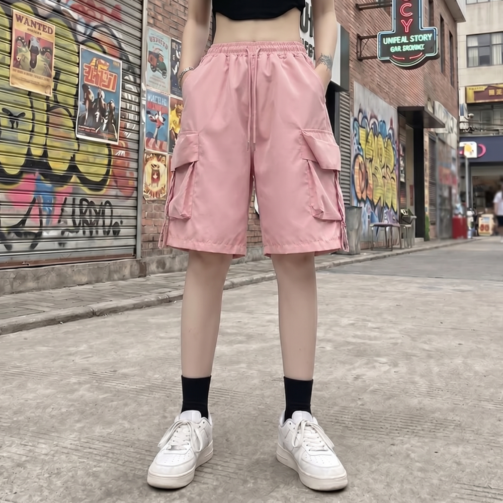 Y2K Cargo Shorts for Women